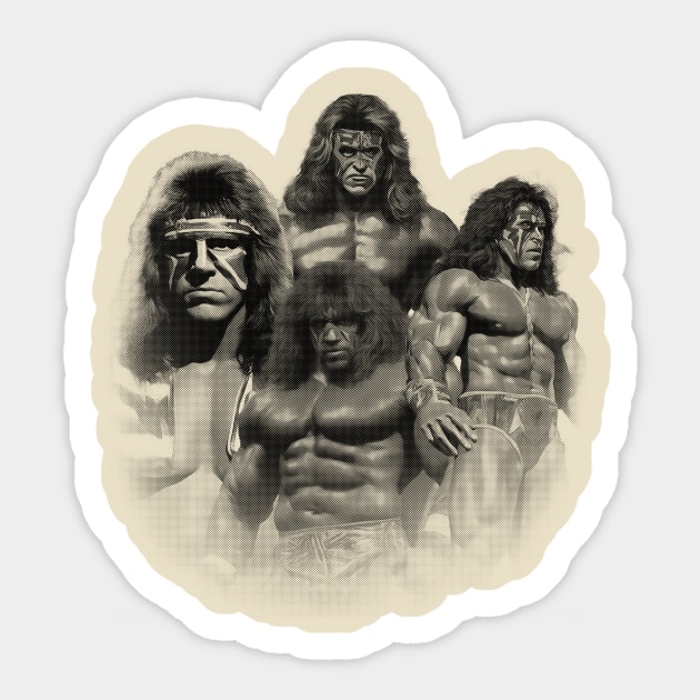 The Ultimate Warrior(Wrestler) Sticker by alesyacaitlin